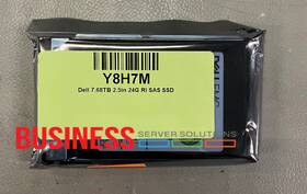 7.68tb Dell Y8h7m 2.5in 24g Ri Sas Ssd