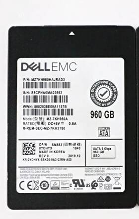 Ydhyx-co2-del Dell 960gb 6gbps Sata Mu Tlc 7mm 2.5 Ssd Sm883 Ydhyx