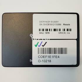 Dy-s120s1 Dierya 120gb 2.5 Inch Sata Internal Ssd Grade A