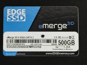 Edgsd25500gemrgvs6 Edge Emerge 3d 500 Gb Sata Iii 2.5 In Solid State Drive