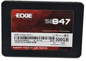 Cdsc51a3001f5sm Edge Memory Se847-v Cdsc51a3500f4 Series 500gb Tlc Sata 6gbps Se Ssd