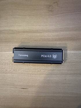 P4b0c500gbm8sbdm Fanxiang S660-r 500gb Pcie 4.0 Nvme M.2 2280 Internal Ssd With Cooling Black