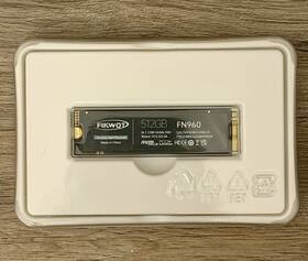 Fn960 Fikwot M.2 512gb Ssd Nvme Pcie 4.0 Ps5 Hard Drive With Heatsink Lot - Used