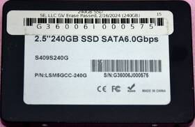 Lsm5gcc-240g Foresee S409s240g 2.5 Inch Sata 240gb Ssd Used/wiped