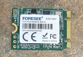 Fe2h0m064g-b5x10 Forsee Foresee E2m2 64gb M.2 Pcie Gen 2 Ssd