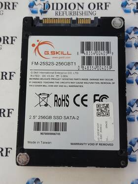 Fm-25s2s-256gbt1 G.skill 256gb 2.5 Inch Sata Ssd Grade A Sku 16273