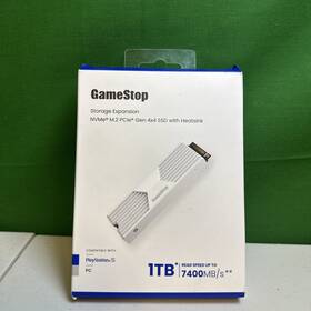 Gamestop 840305903022 Storage Expansion Nvme M.2 Pcie Gen 4x4 Ssd With Heatsink - 1tb Used