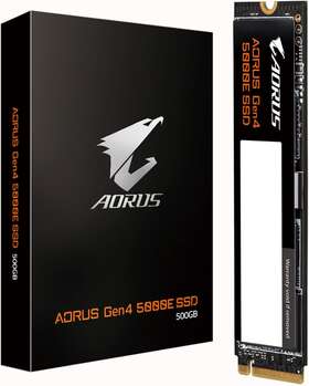 5000e Gigabyte 689720947460 Aorus Gen4 Ssd 500gb Pcie 4.0 Nvme M.2 Internal Solid State Hard