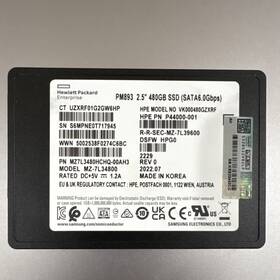 Mz7l3480hchq-00ah3 Hewlett Packard Enterprise Pm893 480gb Sata Iii 2.5 Inch Internal Ssd Black