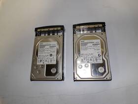 Hus726020als210 Hgst Lot Of 2 2tb 7200rpm 12gb/s 3.5 Inch Sas Hard Drive With Caddy