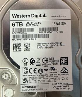 Hus726t6tale6l1 Hgst Ultrastar 6tb Enterprise Hdd 7200rpm Sata 6gb/s Hrs Clean Smart Tested