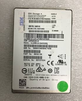 Husmm1616ass201 Hgst 1.6tb Ssd Sas 2.5 Inch 12gbps Server Hard Drive Ibm 0nd100