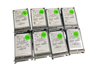 Husmm3280ass204 Hgst Lot Of 8 800gb 2.5 Inch Sas Ssd Solid State Drives