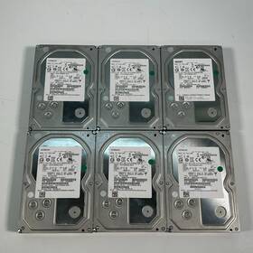 Hitachi Hus723030als641 3tb 3.5 Inch Sas Internal Hard Drive Lot Of 6 Used