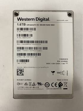 Husmm3216ass204 Hitachi Western Digital 1.6tb Sas Ssd 2.5 Inch