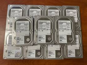 Of14044 Hitachi Lot Of 11 3tb Hdd