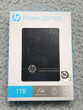 3xj08aaabc Hp 1tb Portable Ssd P600 External 2.5 Inch Solid State Drive