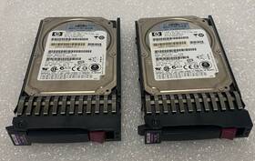 Dg146a3516 Hp 438628-002 Lot Of 2x 146gb 10k Rpm 16mb Sas 2.5 Inch Hard Drive With Tray
