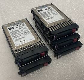 512544-004 Hp 512544-002 Lot Of 5x And 146gb 15k Sas 2.5 Inch 6gbps Hard Drive With Tray