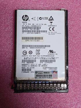 741234-001 Hp 741135-003 741159-b21 Hpe 800gb 12g Sas Sff 2.5ftft Sc Ent Ssd With Matching Tray