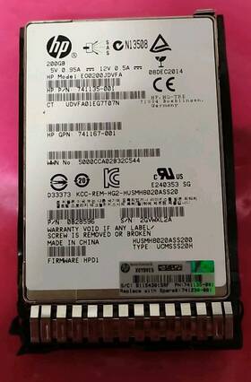 741167-001 Hp 200gb Sas 2.5 Sff Ssd Pn 741167