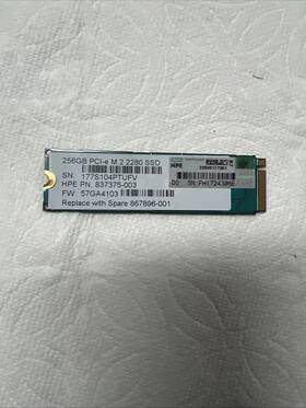 867896-001 Hp Hpe Moonshot 256gb M.2 Nvme 2280 Solid State Device