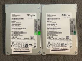 Hfs480g32med-3410a Hp 872889 Lot Of 2 Sk Hynix Sata Vk0480gflkh 480gb 2.5 Inch Ssd Bb