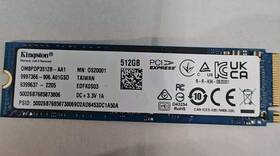 Om8pdp3512b-aa1 Hp M17706-001 Kingston Ssd Nvme M.2 512gb Testing Working