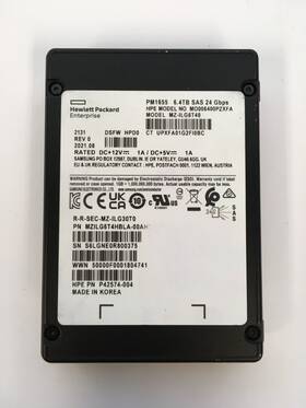 Mo006400pzxfa Hp 6.4tb 2.5 Inch 24gb/s Sas Ssd Mzilg6t4hbla 512 Format