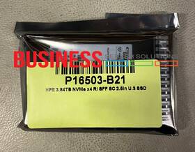 P16503-b21 Hp Hpe 3.84tb Nvme X4 Ri Sff Sc 2.5in U.3 Ssd