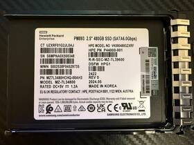 P44000-001 Hp Hpe 480gb Sata 6g Ri Sff Bc Pm893 Ssd