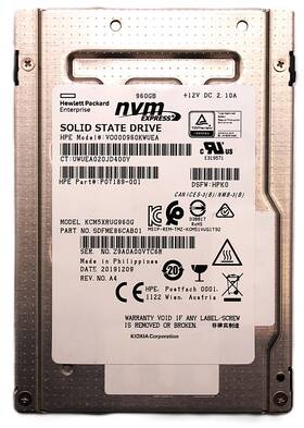 Vo000960kwuea Hp Lot Of 11 Hpe 960gb Nvme Ri Sff Scn Ds Ssd
