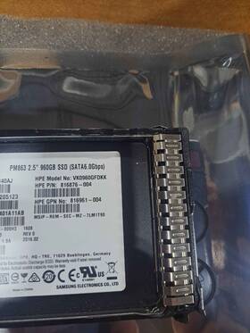 817080-001 Hpe 816876-004 816909-b21 960gb Sata 6g Read Intensive Sff 2.5in Sc Ssd