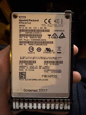 Eo000800jwdkq Hpe 800gb Sas 12g Wi Sff Sc Ds Ssd