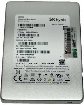 Hfs6t4gdufeh-a430a Hpe Sk Hynix 6.4tb U.2 Ssd Mk006400kwwfk Hfs6t4gdufeh P11533-004 100% Health