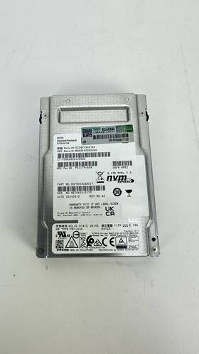 Mo006400kxuka Hpe Kioxia Cd8 6.4tb Nvme U.3 Mixed Use Sff Ssd Solid State Drive P61175-004 2.5