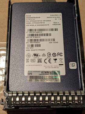 Mtfddak3t8tcb-1ar1zabha Hpe 5100 Pro 3.84tb 2.5in Sata Iii 6gb/s Internal Enterprise Ssd 875664-001