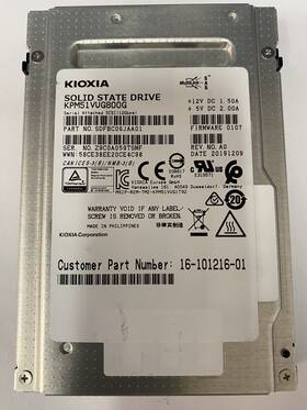 Kpm51vug800g Hpe P06577-001 Kioxia 800gb 12g Sff 2.5 Inch Sas Tlc Mu Sc Ssd