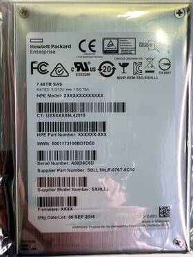 Sdll1hlr-076t-5c10 Hpe 7.68tb Sas 12 Gbs Sxlll Ssd