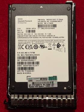 Vo000960jwzjf Hpe 960gb Sas 12g Read Intensive Sff Sc 2.5inch Ssd