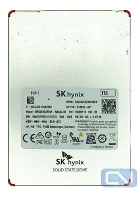 Hfs001t32tnf Hynix Hp 910593-001 1tb Sata 6gb/s 2.5 Inch Ssd Sk Sc313 Laptop Drive