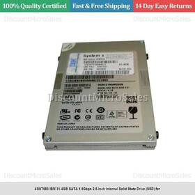 43w7683 Ibm 31.4gb Sata 1.5gbps 2.5-inch Internal Solid State Drive Ssd For