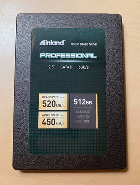 Inland 618996727230 Professional 512gb Ssd 3d Tlc Nand Sata Iii 6gb/s 2.5 Inch 7mm Internal Drive