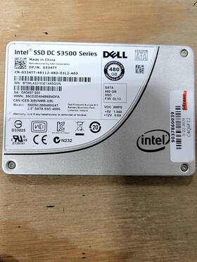 G93457-203 Intel Dell 0334tt Solid State Drive 480gb 2.5 Sata