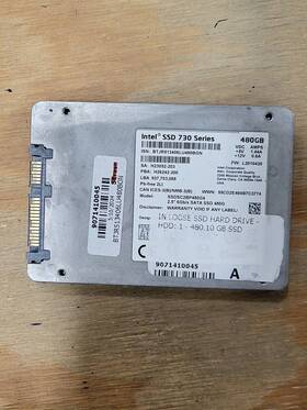H23052-203 Intel 730 Series Solid State Drive 480gb 2.5 Sata