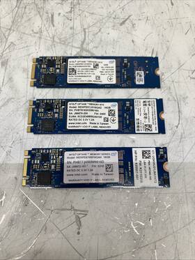 Mempek1w016gah Intel Lot Of 3 Optane Memory M10 16gb Nvme Pcie M.2 2280 Hp L08717-001