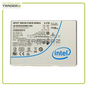 Ssdpe2ke032t8 Intel Dc P4610 3.2tb Pci-e 3.1 X4 Nvme 2.5 Inch Solid State Drive