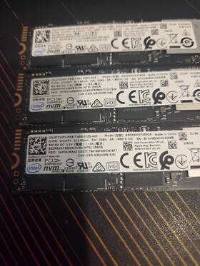 Ssdpekkf256gb Intel Lot Of 3 Nvme Ssd 256gb For Sale. Free Shipping