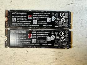Ssdpekkw128g8 Intel 760p Series 128gb M.2 2280 Nvme Lot Of 2