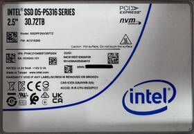 Ssdpf2nv307tz Intel D5-p5316 Series 30.72tb 2.5 Inch Nvme Ssd